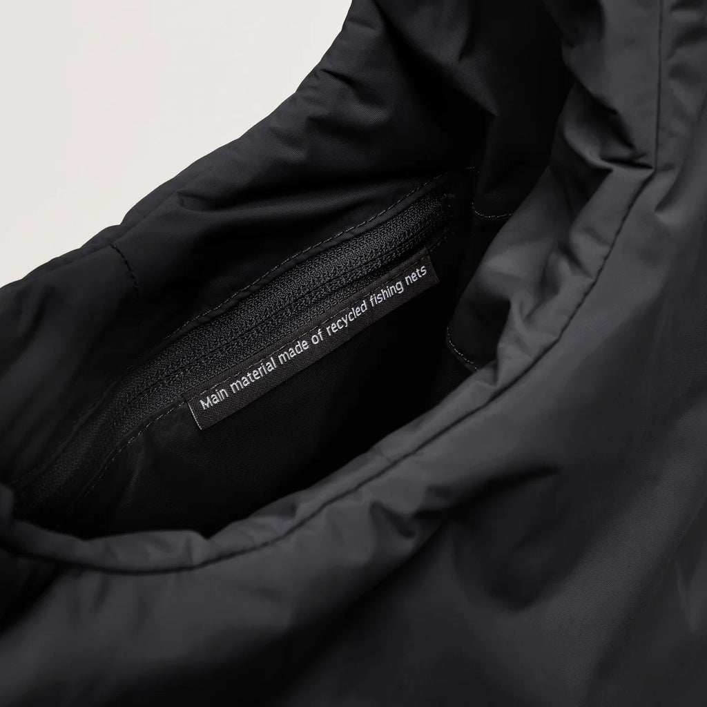 Transit puffer shoulder bag