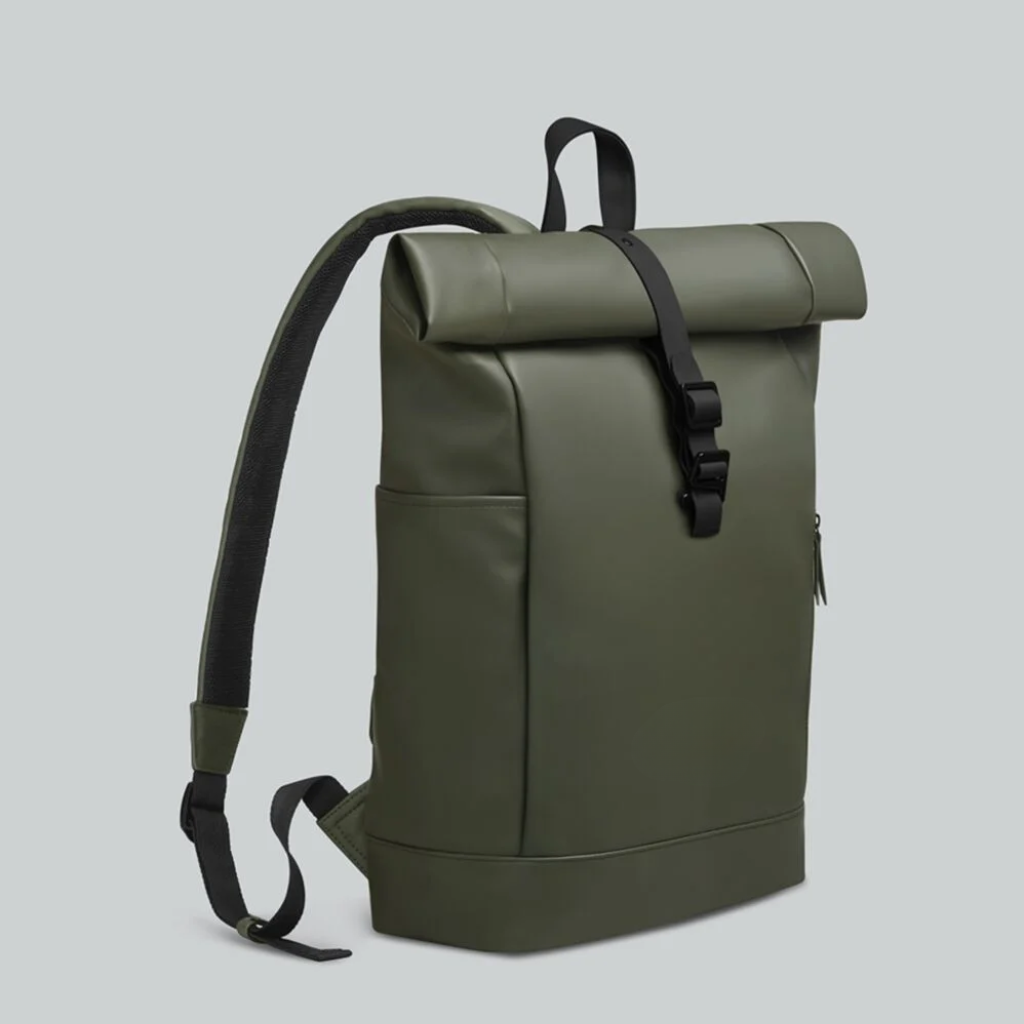 Tokyo Roll top bag - latte