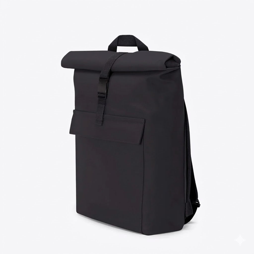 Kyoto Rolltop Bag - Black