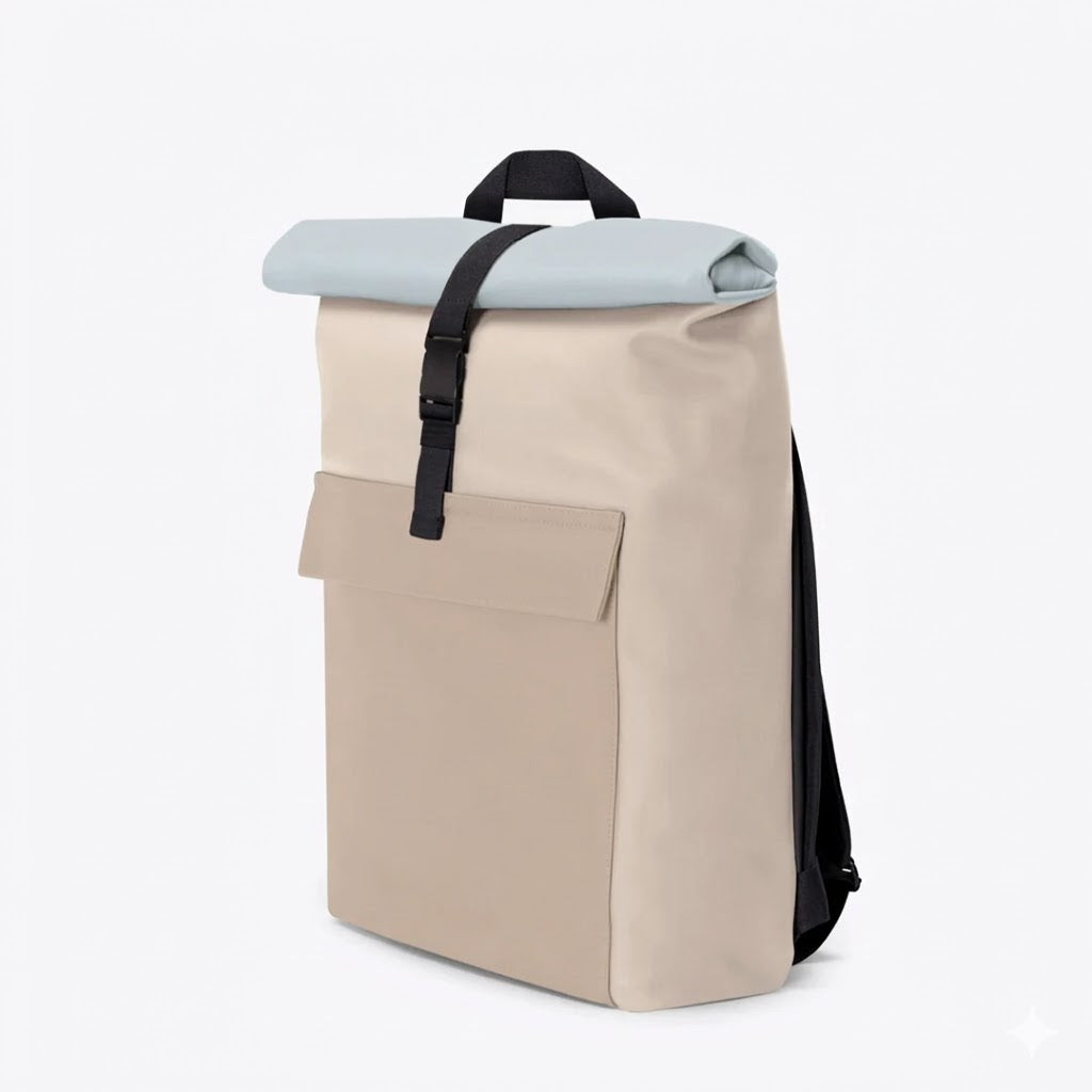 Kyoto Rolltop Bag - Beige