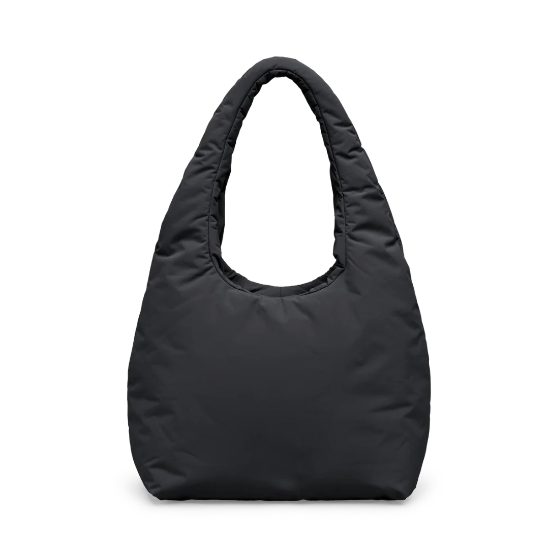 Transit puffer shoulder bag