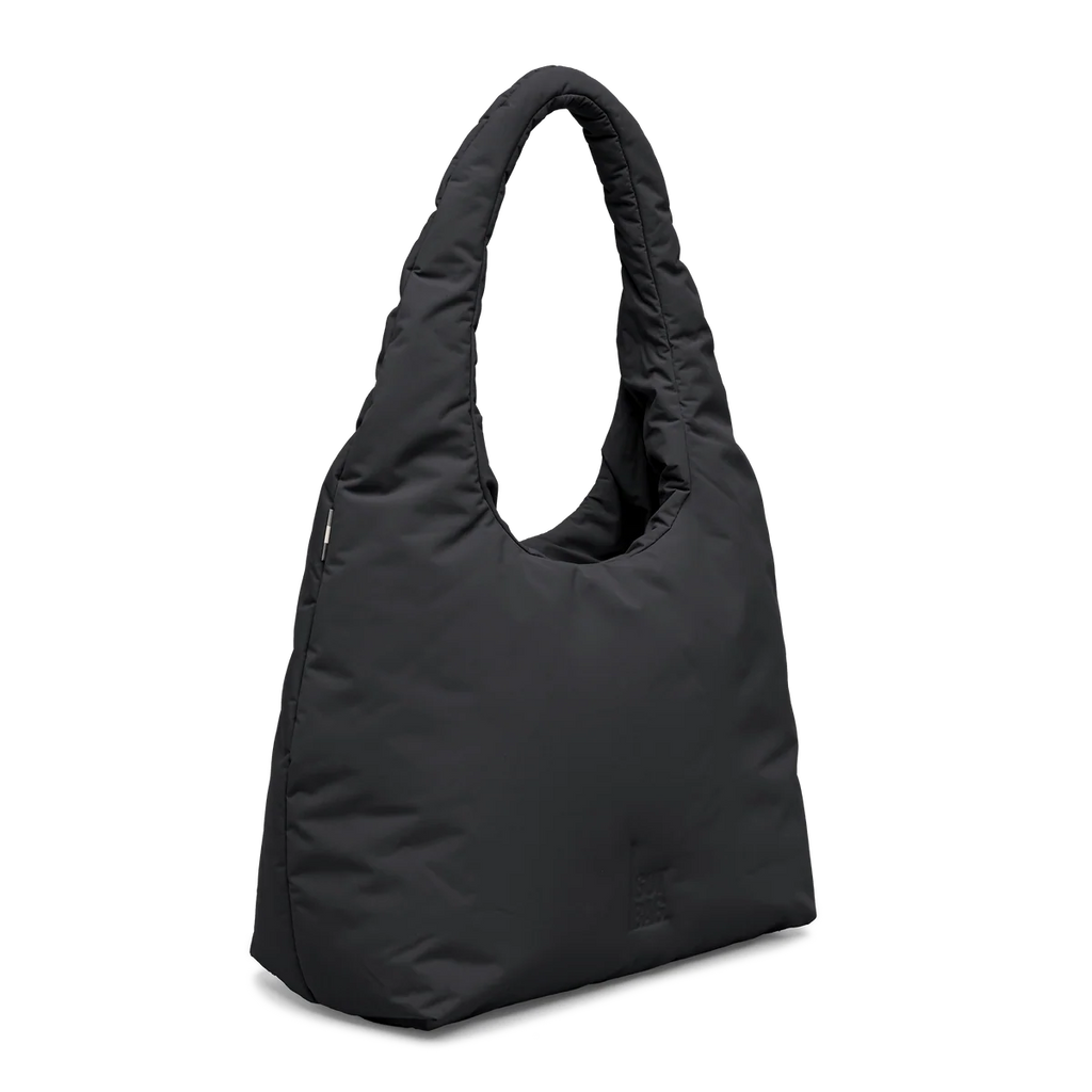 Transit puffer shoulder bag