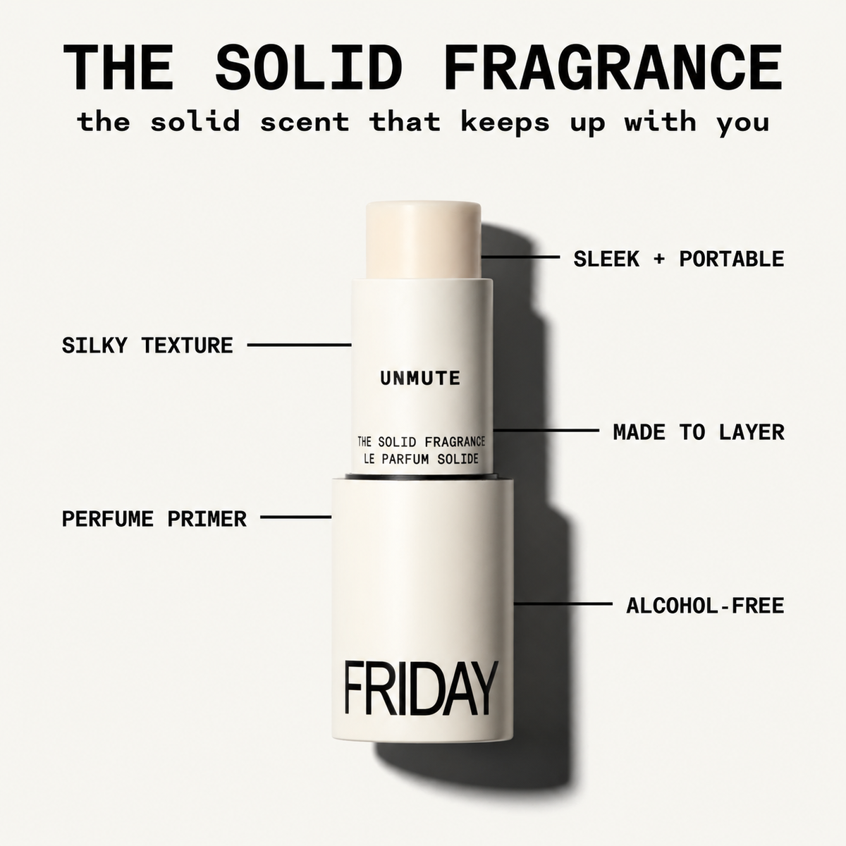 Solid fragrance - Unmute