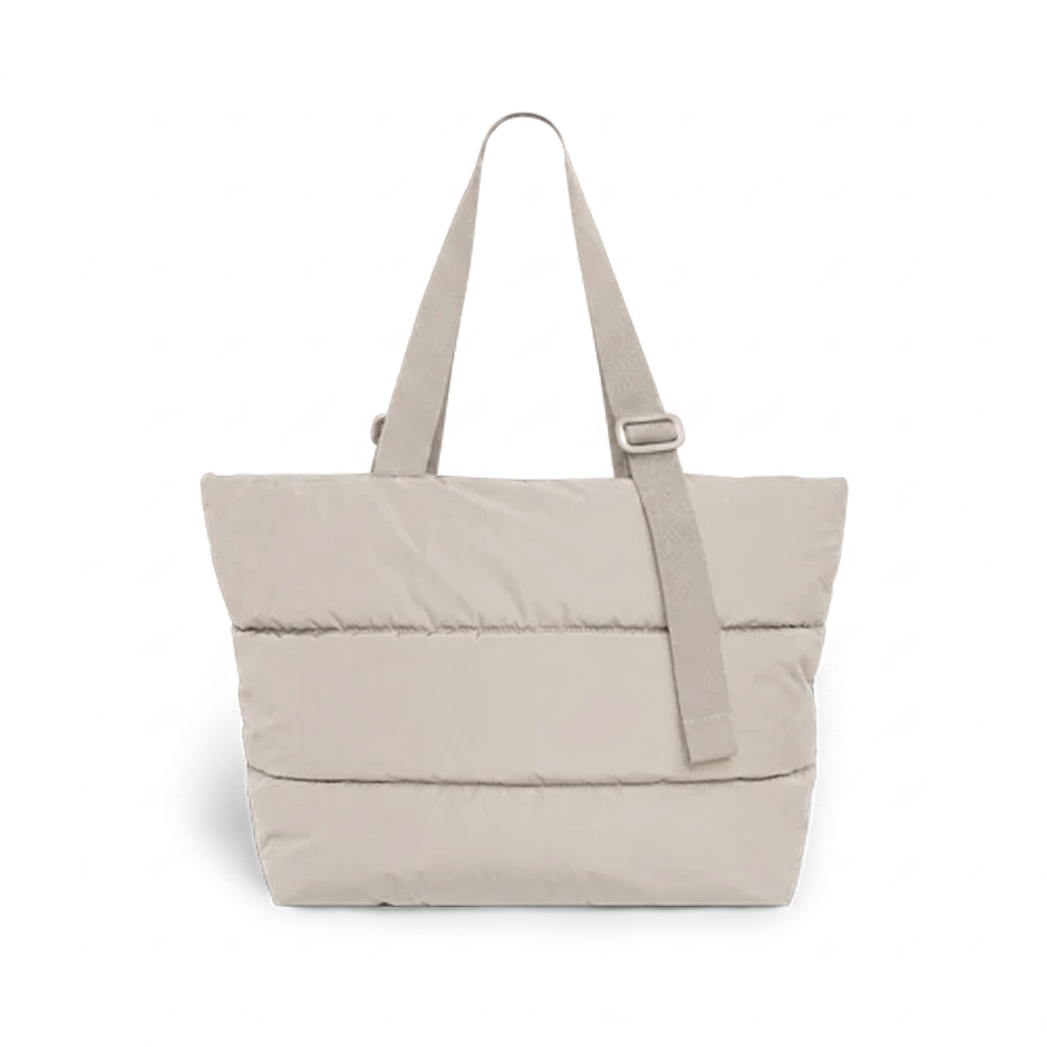 Kumo Puffer tote - Taupe