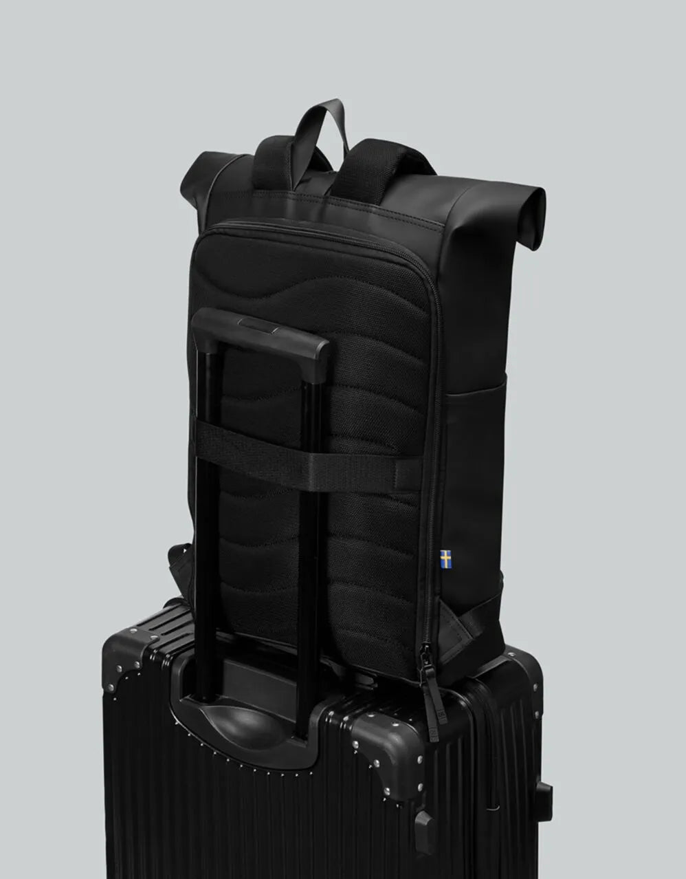 Tokyo Roll top bag - latte
